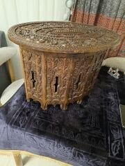 Osmanlı tamamı el oyması Sehpa