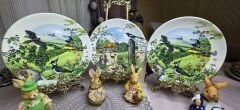 Kuş Motifli Duvar Tabağı