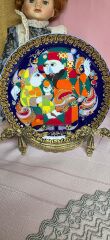 Rosenthal Porselen Aladdin Serisi 5 li El boyama Set