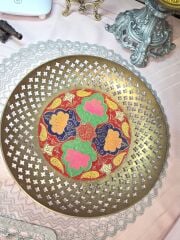 Bohem Marka Bakır Tepsi 27 cm