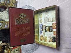Tea Legends Marka Kitap Görünümlü Metal Kutu 19 x 14 Boyutunda