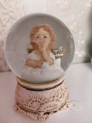 Formano Marka Vintage  Melek Figürlü Kar Küresi